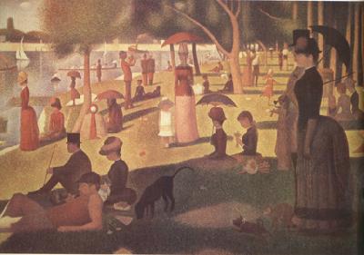 Georges Seurat Sunday Afternoon on the island of the Grande Jatte (nn03) oil painting picture